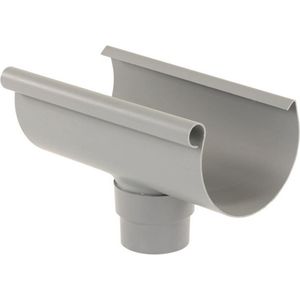 PVC HWA Mastgoot gootuitloop M125mm / M3