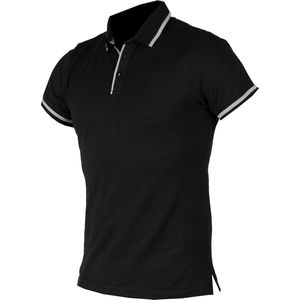 Horka Polo Branco Men Zwart - Zwart - s