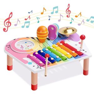 Xylofoon Voor Kinderen - Aluminium Percussie - Muziekinstrument, rammelaar, gong, veilige slag, Regenboogkleurige Xylofoons Vanaf 3-6 Jaar Kinderverjaardagscadeau