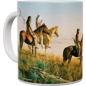 Indianen Three Native Americans - Mok 440ml 440