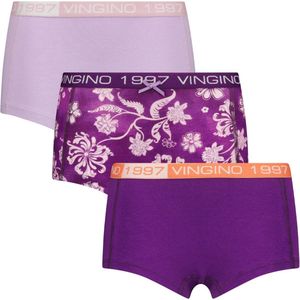 Vingino G-243-7 Flower 3pack Meisjes Onderbroek