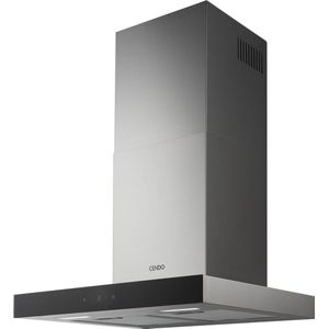 CENDO KR556EPDZ-V2 - Wand Afzuigkap - 60 cm - RVS - Zwart Afgewerkt - 650 m³/h - A++ - Fluisterstil