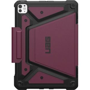 UAG Tablet Hoes Geschikt voor iPad Pro 13 (2024) M4 - UAG Metropolis SE Bookcase - Donkerrood /Bordeaux