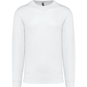 Sweater 'Crew Neck Sweatshirt' Kariban Collectie Basic+ 4XL - White