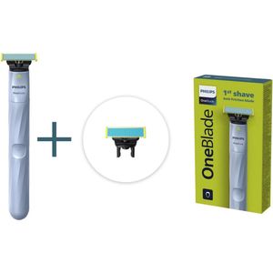 Philips OneBlade First Shave QP1324/30 – Scheerapparaat - Voor de eerste scheerbeurt - extra mesje