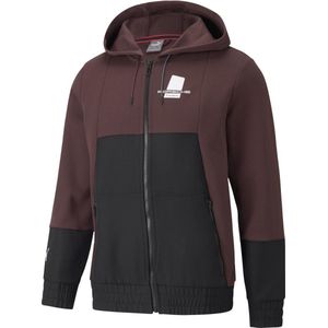 Puma Fd Pl Sweat Hdy Jkt Sweatshirt Man Kastanje S