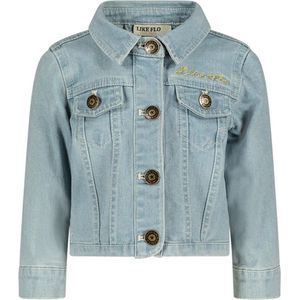 Like Flo F402-7300 Meisjes Jas - lt denim - Maat 92