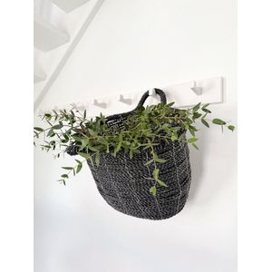 Mand - Opbergmand - Opberger - Wasmand - Plantenmand - Speelgoedmand - THAZZA ZWART - Little Lofts Interior