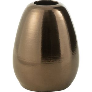 J-Line Vase Porselein Goud Small
