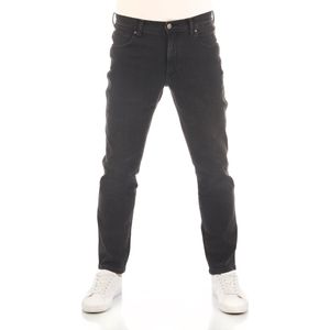 Wrangler Heren Jeans Broeken Texas Slim Stretch slim Fit Zwart 33W / 30L Volwassenen Denim Jeansbroek