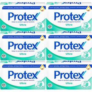 Protex Handzeep Ultra - Antibacteriële Handzeep - 6 x 90g - Voor Gezicht en Lichaam - Soap - Zeep Blok - Handzeep Voordeelverpakking