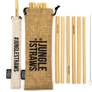 Jungle Straws - 12 Pack - Bamboe rietjes