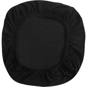 Goodivery ® Zachte stoelhoes, stretch jacquard stoelhoes, zitkussen, hoezen, antislip spanhoes, anti-stof, stoelslipcover voor kantoor, restaurant, bruiloft, keuken, decoratie, bescherming - zwart