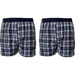 Embrator mannen Boxershorts 2-stuks geruit maat 3XL