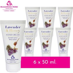 HANDCRÈME VAN LAVENDEL EN HONING 6 x 50 ml