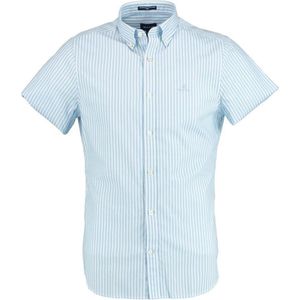 Gant Casual hemd korte mouw Blauw Overhemd broadcloth blauw rf 3062001/468