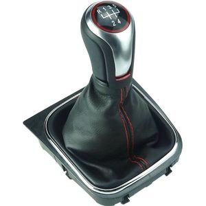 Pookknopset Geschikt voor Volkswagen Golf 5 of 6 Scirocco of Jetta en Eos (6 versnelling) pook Volkswagen