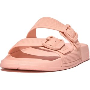 FitFlop Iqushion Two-Bar Buckle Slides ROZE - Maat 38