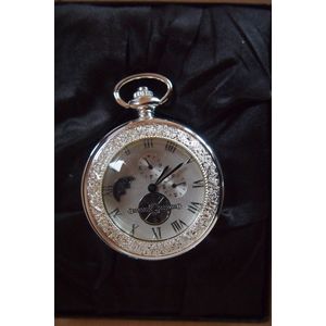 Zakhorloge - Esprit du Temps - Semi-savonnette-horloge met zictbare onrust - Editions Atlas reproductie