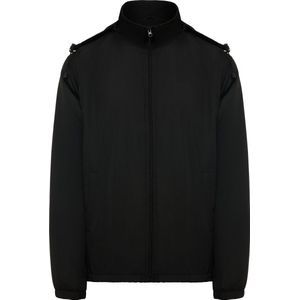 Zwarte lichtgewicht waterafstotende jas maat L, merk Roly Makalu