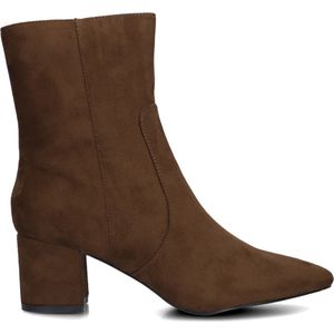 Omoda 0591-2 Enkellaarsjes - Enkelboots met rits - Dames - Bruin - Maat 43