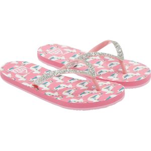 Reef Kids Stargazer Prints Meisjes Slippers - Paars/Roze - Maat 32