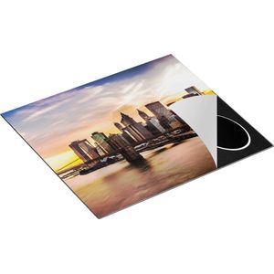 Chefcare Inductie Beschermer Brooklyn Bridge Brug in New York - 60x50 cm - Afdekplaat Inductie - Kookplaat Beschermer - Inductie Mat