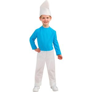 De Smurfen™ - Kostuum Smurf Kind - Maat 128/140