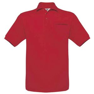 B&C Safran Pocket Polo Shirt CGSAFP - Red - M