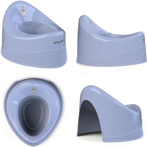 Shell potje voor kinderen kindertoilet baby toilettrainer wc-bril voor kinderen paars