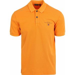 Napapijri Polo Elbas Oranje - Maat XL - Heren