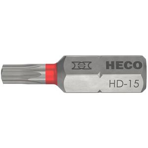 Heco - Drive-Bits - Torx 15 - 25mm Blister verpakking 2 stuks
