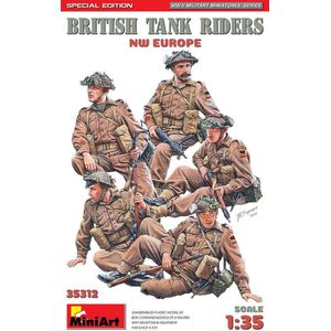 1:35 MiniArt 35312 British Tank Riders - New Europe - Special Edition Plastic Modelbouwpakket