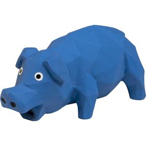 Animal Boulevard Ab50527 - Speelgoed Voor Dieren - Hond - Ab Latex Toy Varken Blauw-19cm