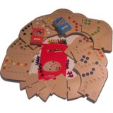 Keezbord Totaalbox Hout - Speel met 2-8 spelers op dit mooie houten bordspel!