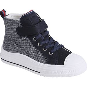 Vertbaudet Hoge sneakers met elastische veters