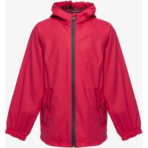 Mountain Peak gevoerde kinder regenjas roze - Maat 158/164 - Winddicht en waterafstotend - Ademend materiaal