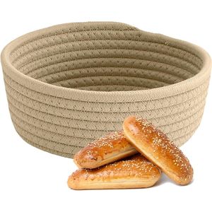 Broodmand, broodmand, gevlochten opbergmand, handgemaakte broodmand, broodvorm, fermentatiemand, ovale rijsmand om brood te bakken, perfect voor huis en brood bakken