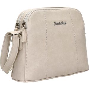 Daniele Donati Medium Crossbodytas / Schoudertas Dames - Rini - Logo Print - Beige