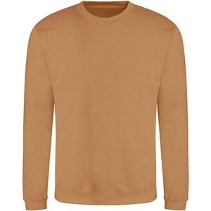 Vegan Sweater met lange mouwen 'Just Hoods' Caramel Latte - XS