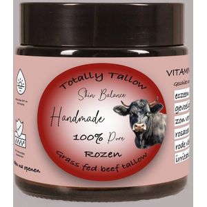 Totally Tallow. Whipped Tallow Crème - TOP PRODUKT 100% puur met rozenolie en Frankincense!!- Grasgevoerd - 60 ml