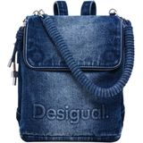 Desigual Vrije tijd rugzak Rugzak Logo Denim Backpack Denim Medium Wash Blauw