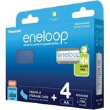 Panasonic Eneloop oplaadbare 4x AA batterijen - 2000 mAh - NiMH- Inclusief Opbergdoos