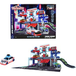 Majorette - Japan Series Tuning Garage - Licht en Geluid - Garage met 2 Verdiepingen