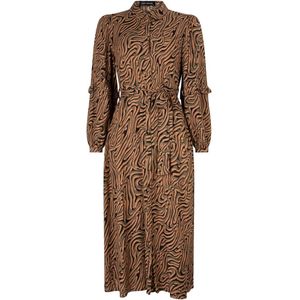 Lofty Manner Jurk Dress Marr Mu211 Multi Zebra Print Dames Maat - XS