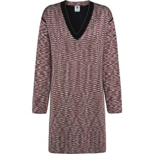 M Missoni • korte wollen jurk met V-hals • maat M