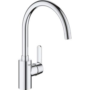 JGS® - Luxe Eengreepsmengkraan met Flexibele Aansluitslangen en Zwenkbereik tot 150°, Chroom-