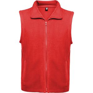 Rode fleece bodywarmer model Bellagio merk Roly maat XL