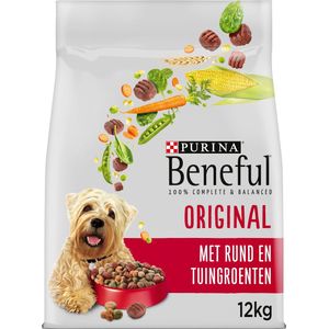 Beneful Original - Hondenvoer - Rund & Tuingroenten - 12 kg