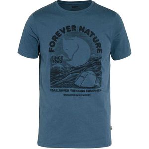 Fjällräven Equipment T-shirt Met Korte Mouwen Heren - Indigo Blue - XL